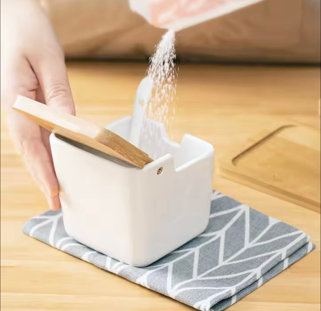 Set Of 4 Kitchen Spice Jar Seasoning Box, Kitchen Spice Organizer Case, Salt Jar Kitchen Storage Organizer Set Of 4 Kitchen Spice Jar Seasoning Box, Kitchen Spice Organizer Case, Salt Jar Kitchen Storage Organizer